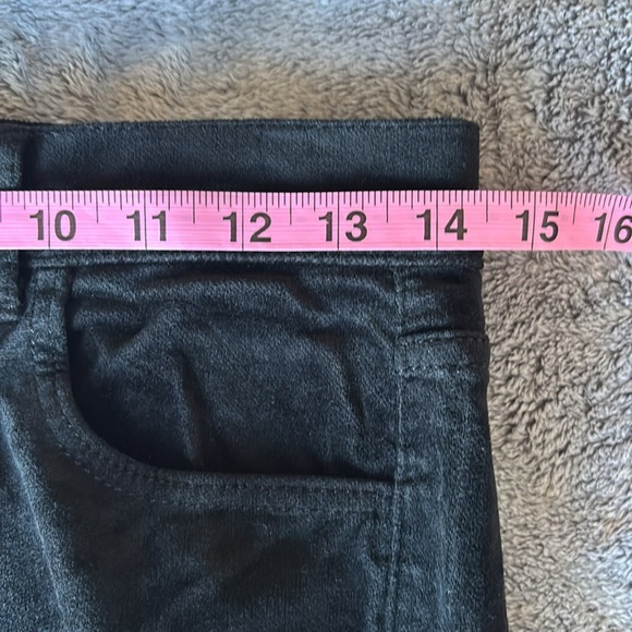 Loft Velvet Pants 5 Pocket Style in Black Size 26 EUC - Picture 4 of 7